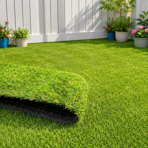 <span class=keywords><strong>Gazon</strong></span> artificiel paysager vert automne 20 mm, résistant aux UV, pelouse synthétique souple avec installation facile pour patio, cour arrière, jardin - Product Image 4