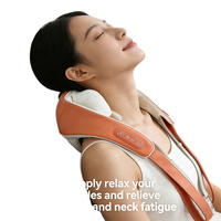 Nouvelle ceinture de massage professionnelle pour le dos, le cou et les épaules avec fonction de chauffage sans fil 3D à pétrissage profond