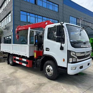 รถเครนตงเฟิงใหม่เอี่ยม 4x2 ขนาด 3.2 ตัน รถเครนบูมตรงขนาดเล็กสำหรับขาย - Product Image 1