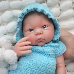 12 "Micro Preemie Full Body Siliconen Open Ogen Baby Reborn Pop Jongen Meisje Realistisch-Pasgeboren Baby Poppen Jongen Die Er Echt Uitzien - Product Image 4