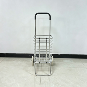 Chariot de courses en fil métallique 340L, grande capacité, robuste, roues silencieuses, pour supermarché, épicerie, usage commercial, kit complet - Product Image 3
