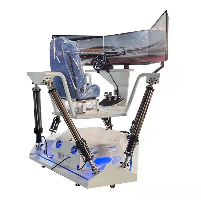 เครื่องเกมบันเทิง9d Vr Driving Simulator เครื่องเกมอาเขตรถจำลองการเคลื่อนไหวราคาอุปกรณ์ Vr