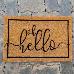 Customized Welcome Logo Custom Printed Outdoor Coconut Coco Coir Door Mats - Product Image 5