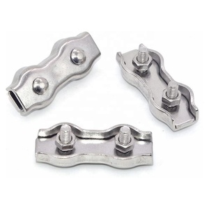 Factory Sale Marine Grade Wire Rope <b>Clamp</b> Application M4 M5 M6 Wire Rope <b>Clip</b> Heavy Duty <b>Clip</b> - Product Image 1