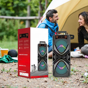 Altavoces Boombox para exteriores Wi-Fi de 300W con iluminación LED RGB Salida de 60W y 3 subwoofers Home Theatre <span class=keywords><strong>Caraoke</strong></span> Party Player - Product Image 3