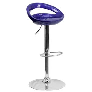 <strong>Haosi</strong> Factory Price Newly Designed Modern Fashion Adjustable Height Luxury Plastic Swivel Bar Chair Bar Stool - Product Image 1