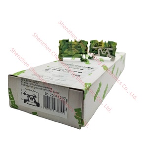 2004-1207 wagos 2-ตัวนำ<span class=keywords><strong>4mm2</strong></span>พื้นสำหรับราง DIN 35x15และ35x7.5สีเขียว-สีเหลือง Push-in wagos 2004-1207 - Product Image 3