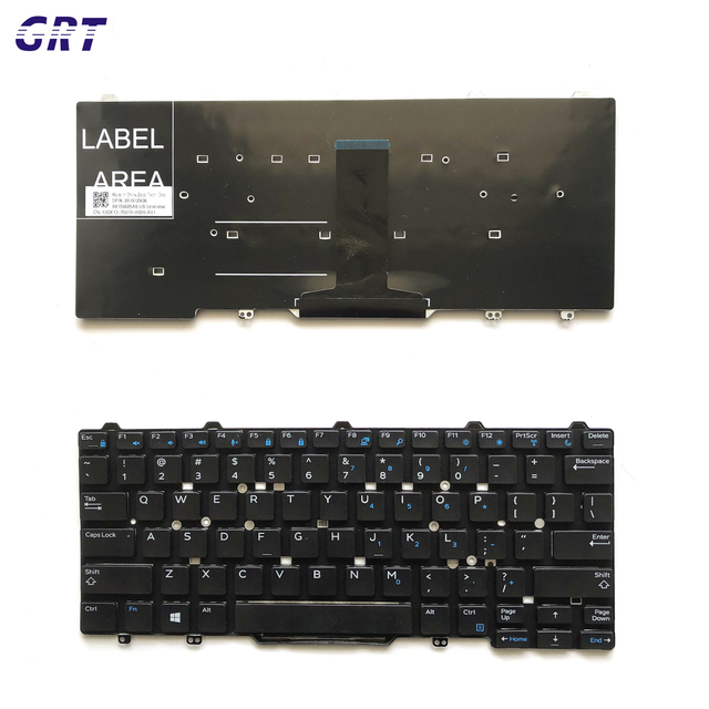 English Keyboard for Dell Latitude 3340 E5450 E7450 5450 7450 3350 Replacement Laptop US Keyboard