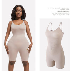 Body Gainant Sans Coutures pour Femme, Sans Manches, Effet Ventre Plat, en Tissu Respirant Nylon Élasthanne - Product Image 5