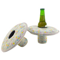 1 pièce Porte-boissons flottant isolé en néoprène à motifs animaliers pour fête au bord de la piscine