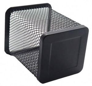 Porte-stylo carré en métal, organisateur de bureau durable - Product Image 2