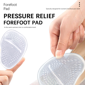 Patch de talon confortable en PU avec gel de silicone adhésif pour semelle intérieure, coussinets de massage pour pieds pour tongs, fabriqué en Chine - Product Image 3