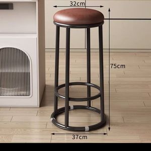 K Thickened bar stool <b>checkout</b> <b>counter</b> stool raised stool for front desk stool dining table stool bar stool stool - Product Image 5