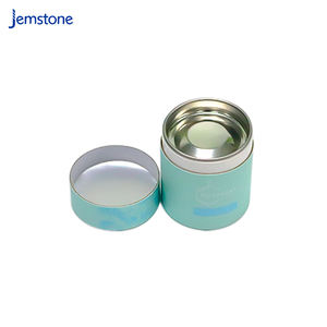 Emballage de boîte-cadeau en carton cylindrique pour mélange de thé écologique personnalisé, emballage de tube en papier kraft pour thé en vrac de qualité alimentaire - Product Image 5