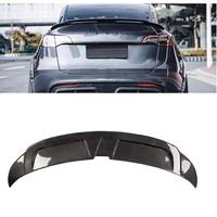 Alerón Trasero Individual Tipo Cola de Pato de Fibra de Carbono Estilo X para Tesla Model Y Juniper 2025+, Alta Calidad, Excelente Ajuste, Aerodinámico
