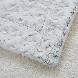 Couverture en <span class=keywords><strong>fausse</strong></span> <span class=keywords><strong>fourrure</strong></span> Sherpa personnalisée OEM ODM, super douce, confortable et chaude, idéale pour la maison, cadeau pour toutes les occasions - Product Image 5