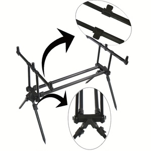 Support de <span class=keywords><strong>canne</strong></span> <span class=keywords><strong>à</strong></span> <span class=keywords><strong>pêche</strong></span> télescopique en alliage d'aluminium <span class=keywords><strong>à</strong></span> 3 têtes de style européen <span class=keywords><strong>pour</strong></span> lancer <span class=keywords><strong>à</strong></span> longue distance, plateforme de lancer haute performance <span class=keywords><strong>pour</strong></span> la <span class=keywords><strong>pêche</strong></span> en <span class=keywords><strong>mer</strong></span> - Product Image 4