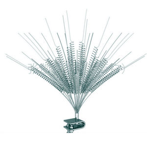 Accessoires d'alimentation Répulsif anti-oiseaux anti-colombe écologique à énergie solaire avec support de table en bronze et acier inoxydable - Product Image 1