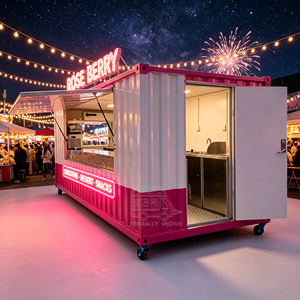 Premium Shipping <b>Container</b> With Food Business Solution Stainless Steel Interior Modular Restaurant - Product Image 3