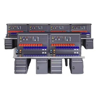 Banc de travail industriel robuste, banc de travail pour mécaniciens, table de travail électronique avec étagère, banc de travail robuste