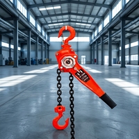 Palans à chaîne manuels compacts KMD, solution de levage puissante pour les magasins d'alimentation, capacité jusqu'à 0,75 tonne, hauteur de levage de 6 m