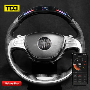 Volant en carbone TDD LED pour Benz W213 W204 S500 S320 S300 E200 E300 E320 E350 E43 E63 E53 E500 Amg Volant LED - Product Image 2