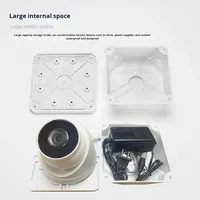 Boîte de jonction universelle étanche en plastique pour caméra CCTV, base de montage pour caméra de sécurité, boîte de connexion extérieure avec vis
