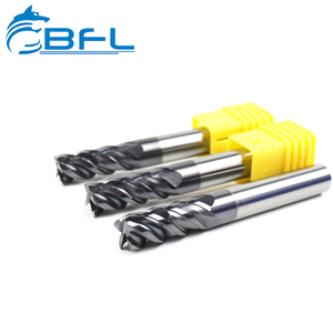 BFL New Design 4 Flute Flat Square Milling Cutter Carbide End Mill Fresa For Stainless Steel High Hardness Metal - Product Image 6