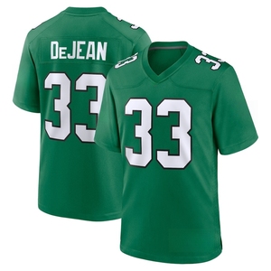 Maillot de football américain Philadelphia Eagle brodé en gros # 26 Saquon Barkley # 33 Cooper DeJean # 1 maillot de Jalen Hurts - Product Image 2