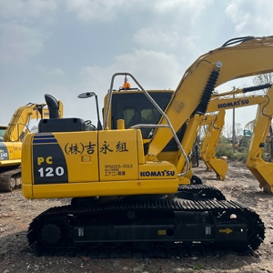 Maquinaria de movimiento de tierras usada, 90% nueva, excavadora de cadenas Komatsu pc120, excavadora de 12 toneladas pc120-8 usada en venta - Product Image 1