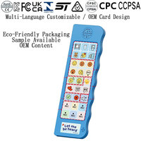 Dispositif de communication non verbale portable à code couleur, matériau ABS écologique, 24 boutons parlants, durée du son personnalisable