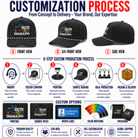 Casquette de golf 5 panneaux avec logo imprimé, personnalisable OEM, faible MOQ, protection solaire UPF 50, sergé premium, sangle réglable, durable, pour homme