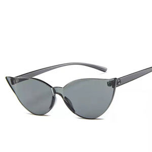 Gafas de sol Retro de gelatina transparente para mujer, anteojos de sol a la moda, con personalidad, estilo ojo de gato, para fiestas y Tiro callejero, nuevas - Product Image 2