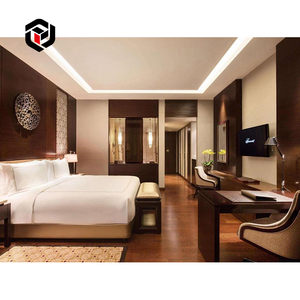 <span class=keywords><strong>Suite</strong></span> de chambre à coucher en bois massif et métal de luxe royale britannique personnalisable pour les hôtels 5 étoiles - Product Image 3