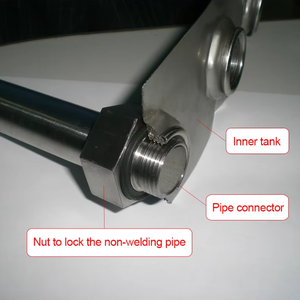 Sunrain calentador de <span class=keywords><strong>agua</strong></span> solar 150L calentador de <span class=keywords><strong>agua</strong></span> Solar de acero inoxidable tubo evacuado para uso doméstico Hotel Calentadores - Product Image 4