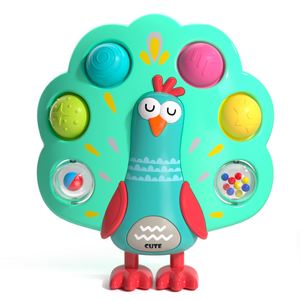 Cubo de Actividades para Bebés, Juguete Educativo Temprano con Botones, Sonidos de Mamá y Bebé, Juguetes Suaves para Entrenamiento de Dedos - Product Image 2