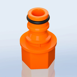 Connecteur à filetage Guoma Ruixiang en PP, bouchon hexagonal à filetage interne pour pièces de machine de lavage de voitures - Product Image 2