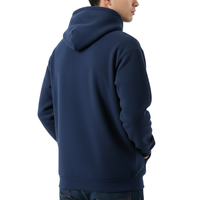 Streetwear décontracté de luxe surdimensionné en molleton épais imprimé, sans cordon, en tissu éponge français de haute qualité, écologique et personnalisé