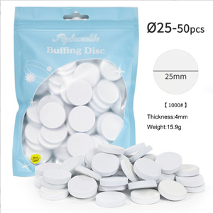 50pcs Nail Buffing Disc Nail Polishing <strong>Pads</strong> Self-Adhesive Replaceable Sandpaper Disc Pedicure Shiner Tools for Nail Drill <strong>File</strong> - Product Image 6