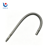 Tuyau d'incendie tressé en acier inoxydable, pression nominale 200 psi, température maximale 225°F, pour plafond suspendu commercial