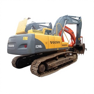 Excavatrice sur chenilles Volvo EC290BLC, moteur Cummins, hydraulique Kawasaki, 29 tonnes, avec godet de terrassement, équipement lourd d'occasion - Product Image 1
