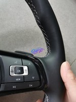 Volant personnalisé en fibre de carbone pour Volkswagen VW Golf MK7 7.5 GTI GTD GTE R 2013-2020 Polo GTI pour Tiguan Passat
