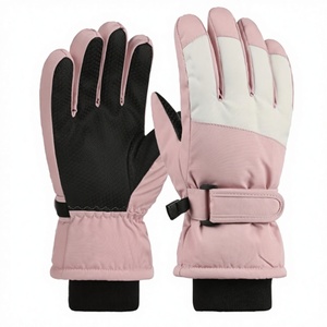 Gants de ski unisexes PISTESIGN imperméables et thermiques pour l'extérieur, compatibles écran tactile, chauds, personnalisables, avec fermeture auto-agrippante Oxford - Product Image 3