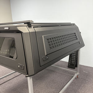 Cubierta de Aluminio Premium con Bisagras Impermeable para Caja de Camioneta SILVERADO 1500 2019+ 5.8FT, Bloqueable, Resistente a Rayos UV, para Portaequipajes - Product Image 6