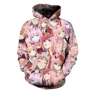 Disfraz de Cosplay Sexy de Anime Darling in the Franxx Zero Tow 02, Sudadera con Capucha para Hombre y Mujer - Product Image 4