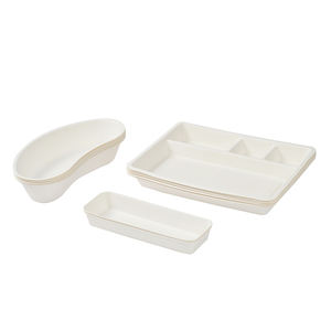 Vassoio Monouso Biodegradabile in Canna da Zucchero, Ciotola Renale per Uso Medico Ospedaliero - Product Image 2