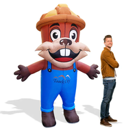 Modèle de personnage gonflable de poupée géante personnalisée pour la décoration extérieure de jouets gonflables publicitaires