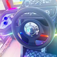 Simulateur de course dynamique à 2 joueurs, machine de jeu d'arcade, jeu de conduite automobile à écran HD à monnayeur pour parc d'attractions