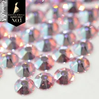 Strass en verre à facettes 2088 8+8 16, en vrac, non thermocollants, pour nail art, artisanat DIY, vêtements