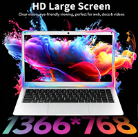 Ordinateur portable DIXIANG neuf de 14 pouces, Intel Z8350, RAM 4+64 Go, SSD, ordinateur portable personnel pour étudiants, portable sans fil, anglais, plastique